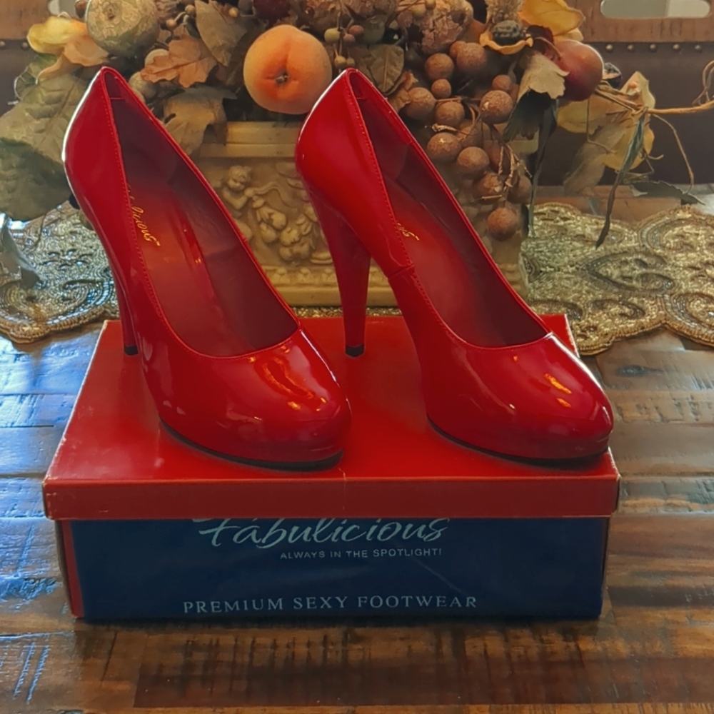 Heels, 1/2 platform, 5" heels